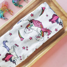 Load image into Gallery viewer, (Set 6.0) Matchy Fabric Face Mask + Headband - Unicorn