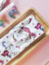 Load image into Gallery viewer, (Set 6.0) Matchy Fabric Face Mask + Headband - Unicorn