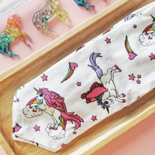 Load image into Gallery viewer, (Set 6.0) Matchy Fabric Face Mask + Headband - Unicorn