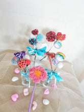 Load image into Gallery viewer, (Preorder) Everlasting Hearty Rainbow Pomz Blooms of 3s