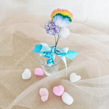 Load image into Gallery viewer, Everlasting Rainbow Pomz Blooms of 3s