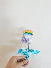 Load image into Gallery viewer, Everlasting Rainbow Pomz Blooms of 3s