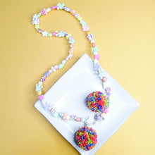 Load image into Gallery viewer, Mix & Match 2.0, 4 in 1 mask chain with pomz earrings