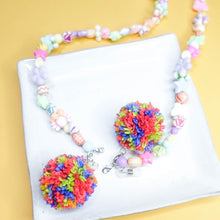 Load image into Gallery viewer, Mix & Match 2.0, 4 in 1 mask chain with pomz earrings