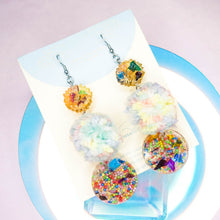 Load image into Gallery viewer, Dreams you wish floral magical gems pompom