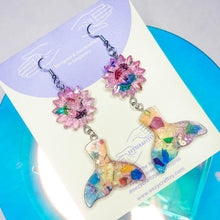 Load image into Gallery viewer, Dreams you wish magical gems floral mermaid tail