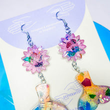 Load image into Gallery viewer, Dreams you wish magical gems floral mermaid tail