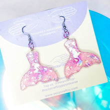 Load image into Gallery viewer, Dreams you wish holographic mermaid tail