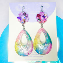 Load image into Gallery viewer, Dreams you wish floral holographic butterfly