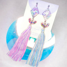 Load image into Gallery viewer, Dreams you wish holographic unicorn tassels all the way
