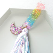 Load image into Gallery viewer, Dreams you wish 2.0 Meowy bookmark with textured tassels