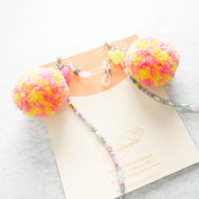 Load image into Gallery viewer, Dreams you wish 2.0 - 4 in 1 mask chain with sunset pomz