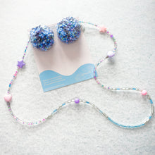 Load image into Gallery viewer, Dreams you wish 2.0 - 4 in 1 mask chain with speckled pomz