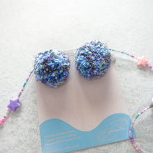 Load image into Gallery viewer, Dreams you wish 2.0 - 4 in 1 mask chain with speckled pomz