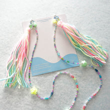 Load image into Gallery viewer, Dreams you wish 2.0 - 4 in 1 mask chain with paddle pop tassels