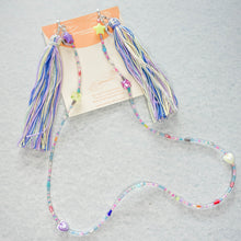 Load image into Gallery viewer, Dreams you wish 2.0 - 4 in 1 mask chain with starry night tassels