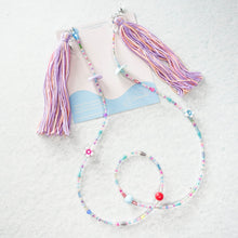 Load image into Gallery viewer, Dreams you wish 2.0 - 4 in 1 mask chain with berry tassels