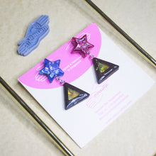 Load image into Gallery viewer, Asymmetrical Starry Zen Triangle