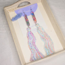Load image into Gallery viewer, Oxpicious Bloops Bar rainbow textures Tassels all the way