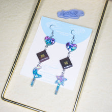Load image into Gallery viewer, Asymmetrical Hearty Galaxy wand Zen Diamond