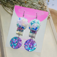 Load image into Gallery viewer, Big sequins glitters shapes with pomz