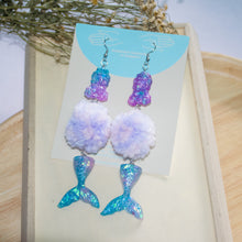 Load image into Gallery viewer, Princess belle + Mermaid tails with pomz