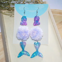 Load image into Gallery viewer, Princess belle + Mermaid tails with pomz