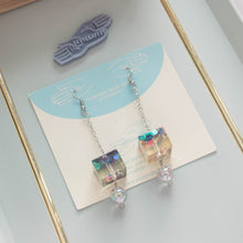 Load image into Gallery viewer, Mix & Match Chained Square Dangle