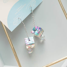 Load image into Gallery viewer, Mix & Match Chained Square Dangle