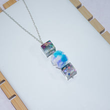 Load image into Gallery viewer, Squarey pomz necklace