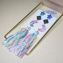 Load image into Gallery viewer, Galaxy Zen Shapes with Tassels