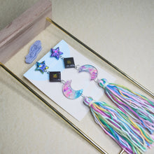 Load image into Gallery viewer, Galaxy Zen Shapes with Tassels