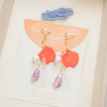Load image into Gallery viewer, Oxpicious Bloops Heart Stud Dainty Dangles