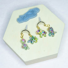 Load image into Gallery viewer, Dino-Mite Inverted U Double Dangle Stud