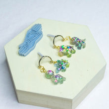 Load image into Gallery viewer, Dino-Mite Inverted U Double Dangle Stud