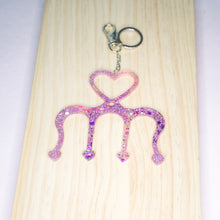 Load image into Gallery viewer, Heart crown kingdom bag charm