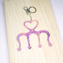 Load image into Gallery viewer, Heart crown kingdom bag charm