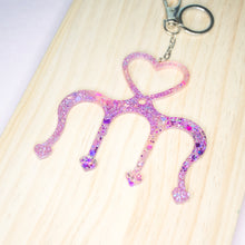 Load image into Gallery viewer, Heart crown kingdom bag charm