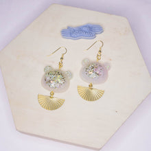 Load image into Gallery viewer, Pastel Days Bearby with Fan apron