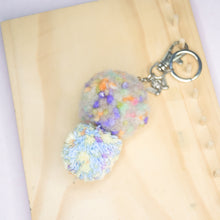 Load image into Gallery viewer, Double pomz bag charm