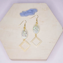 Load image into Gallery viewer, Pastel Days Oval Dangles