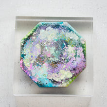 Load image into Gallery viewer, Octagon 01 (S) - Psychedelic Infinity Trinket Dish