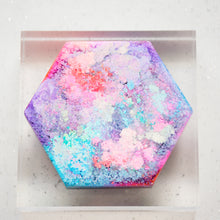 Load image into Gallery viewer, Hexagon 01 (S) - Psychedelic Infinity Trinket Dish