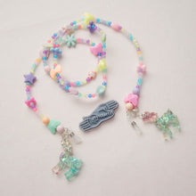 Load image into Gallery viewer, 4 in 1 Pastels Bambi Earrings Mask Chain