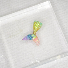 Load image into Gallery viewer, Pride Rainbow Mermaid Tail brooch