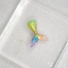 Load image into Gallery viewer, Pride Rainbow Mermaid Tail brooch