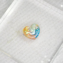 Load image into Gallery viewer, Pride Rainbow Heart face brooch