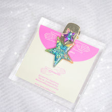 Load image into Gallery viewer, Pride rainbow double starry Hair Pin