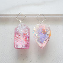 Load image into Gallery viewer, Asymmetrical Diamond Stud Shapey - Psychedelic Infinity Earrings