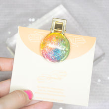 Load image into Gallery viewer, Pride rainbow Smiley Hair Pin